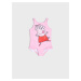 Sinsay - Jednodielne plavky Peppa Pig - Ružová