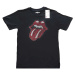 The Rolling Stones tričko Classic Tongue Čierna