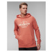 Pánska Oranžová Mikina Quiksilver Tradesmith Hoodie