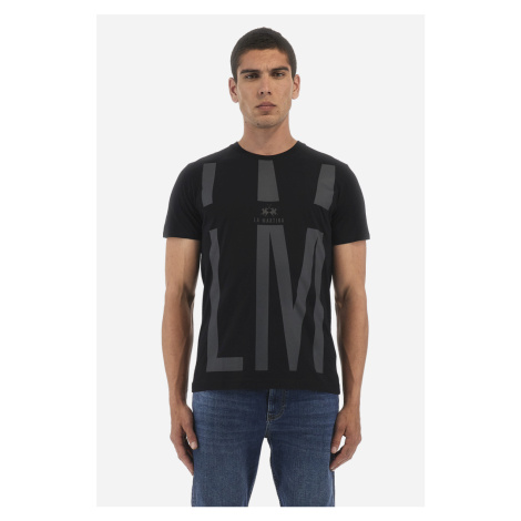 Tričko La Martina Man T-Shirt S/S Jersey Čierna