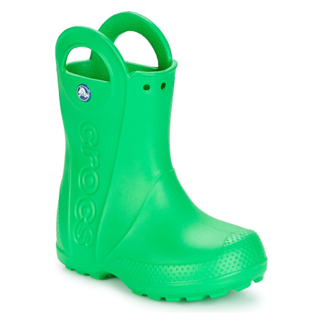 Crocs  HANDLE IT RAIN BOOT KIDS  Čižmy do dažďa Zelená