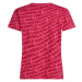 Tričko Karl Lagerfeld Aop Logo T-Shirt Pink/Red