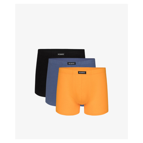 Men's Sport Boxers ATLANTIC 3Pack - black/blue/yellow/