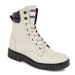 Tommy Jeans Členková obuv Tjw Lace Up Boot EN0EN02314 Béžová