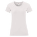 White Iconic women's t-shirt in combed cotton Fruit of the Loom