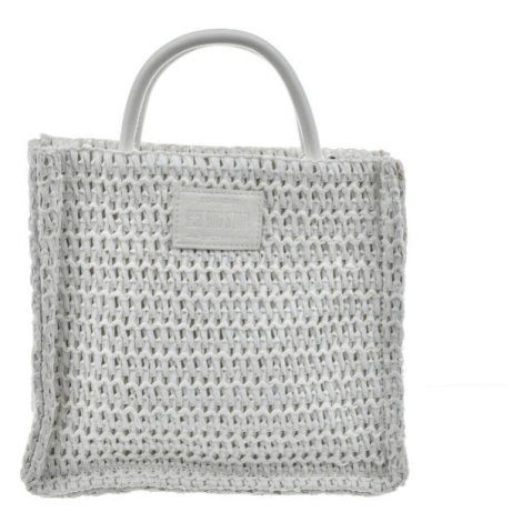 Big Star Woven Handbag White