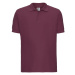 Men's burgundy cotton polo shirt Ultimate Russell