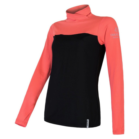 Women's sweatshirt Sensor Coolmax Thermo black/orange