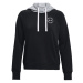 Dámska tréningová mikina s kapucňou UNDER ARMOUR Rival Fleece CB Hoodie-BLK-1373031-001