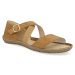 Barefoot dámske sandále Koel - Isa Suede Cognac hnedé