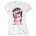 David Bowie tričko Aladdin Sane Biela