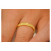 OLIVIE Snubný strieborný prsteň DUET GOLD 7477