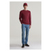 SVETER GANT COTTON CABLE C-NECK WINE RED