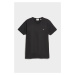 TRIČKO GANT SLIM SHIELD V-NECK T-SHIRT BLACK