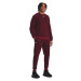 Mikina Under Armour Rival Fleece Printed Crew Dark Maroon