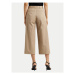 LAUREN RALPH LAUREN Culottes nohavice 200876606004 Béžová Wide Leg