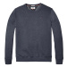 Tommy Jeans Mikina - TJM FLEECE SWEATSHIRT modrá