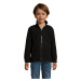 SOĽS North Kids Detská fleece mikina SL00589 Čierna