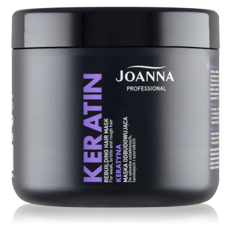 Joanna Professional Keratin keratínova maska pre suché a slabé vlasy