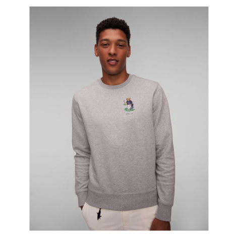 Pánska Sivá Mikina Ralph Lauren Rlx Golf Knit-sweatshirt