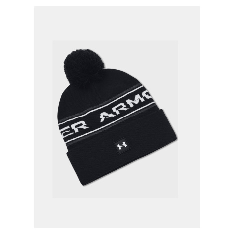 Čierna čiapka Under Armour UA Mens Halftime Pom Beanie