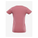 Ružové dámske tričko s potlačou NAX GAMMA