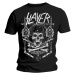 Slayer tričko Skull & Bones Revised Čierna