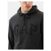 Mikina GAP French Terry Pullover Logo Hoodie Moonless Night