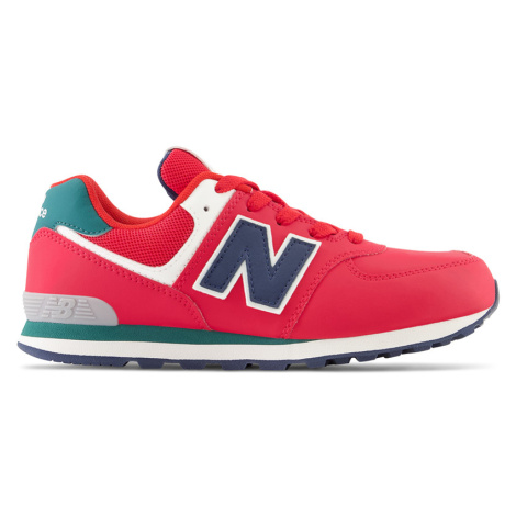 Detské topánky New Balance GC574CU – červené