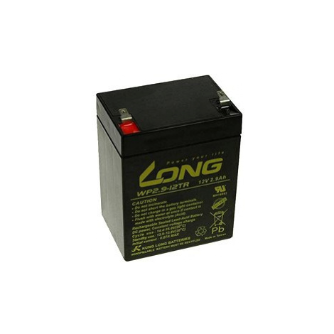 Long 12V 2.9 Ah olovený akumulátor F1 (WP2.9-12TR)