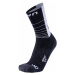 UYN Cyklistické ponožky klasické - SUPPORT - čierna/biela