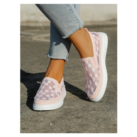 Resti Women&#039;s mesh loafers with flowers Emzos