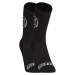 Ponožky Styx vysoké čierne s bielym logom (HV960) L