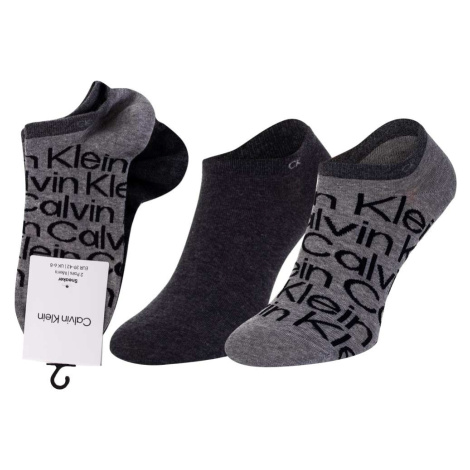 Calvin Klein Man's 2Pack Socks 701218714004 Grey/Ash