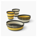 Sada riadov Sea to Summit Frontier UL Collapsible Dinnerware Set 2P 6 Piece Farba: žltá/biela