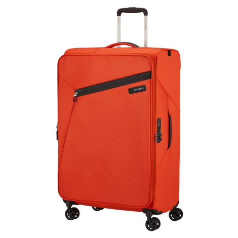 Samsonite Látkový cestovní kufr Litebeam EXP L 103/111 l - oranžová