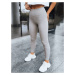 Women's ribbed leggings LOOK AT ME light gray Dstreet