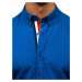 Kobaltová pánska elegantá košeľa s dlhými rukávmi BOLF 3713