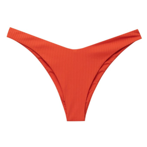 Pull&Bear Bikinové nohavičky  oranžovo červená Pull & Bear