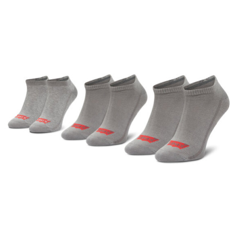 Levi's® Súprava 2 párov členkových pánskych ponožiek 37157-0173 Sivá Levi´s