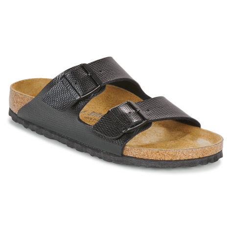 Birkenstock  Arizona BF Shiny Lizard Black  Šľapky Čierna