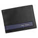 Pánska kožená peňaženka Pierre Cardin Roger - čierno-modrá