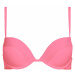 CALVIN KLEIN - Flirty plunge pink smoothie push-up podprsenka