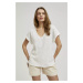 Women's T-shirt MOODO - ecru white