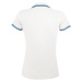 SOĽS Pasadena Women Damské polo tričko SL00578 White / Aqua