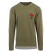 Mikina Urban Classics Rose Crewneck Olive