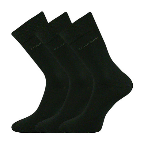 Ponožky BOMA Comfort Black 3 páry 100311