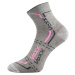 Voxx Franz 03 Unisex športové ponožky - 3 páry BM000000640200101266 svetlo šedá/ružová