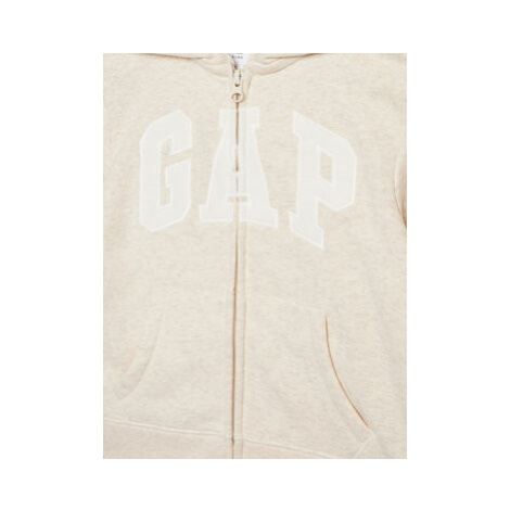 Gap Mikina 692277-19 Écru Regular Fit