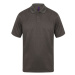 Henbury Pánske funkčné polo tričko H475 Heather Charcoal